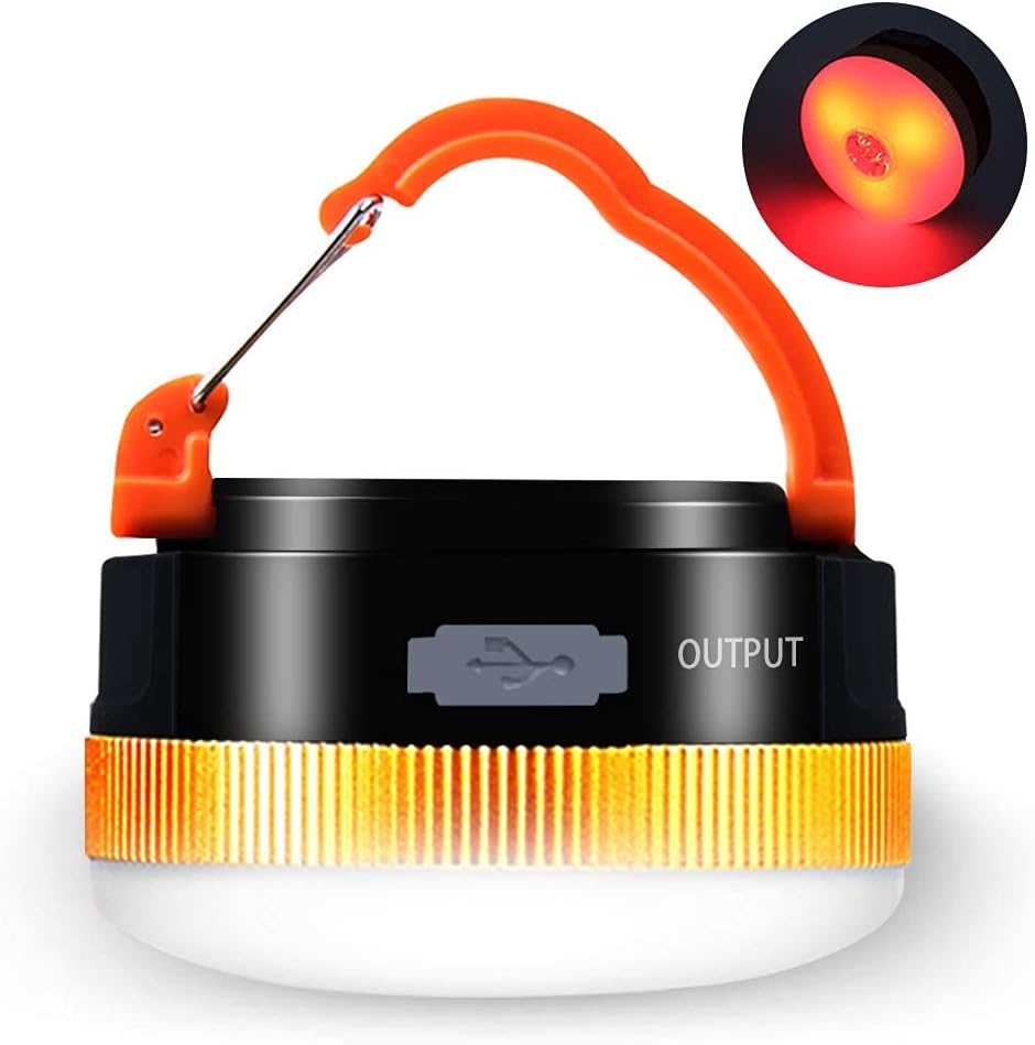 Camping Lamp – 4 Modes, Magnetic Base, 1300 mAh, Power Bank Function, Lightweight & Durable