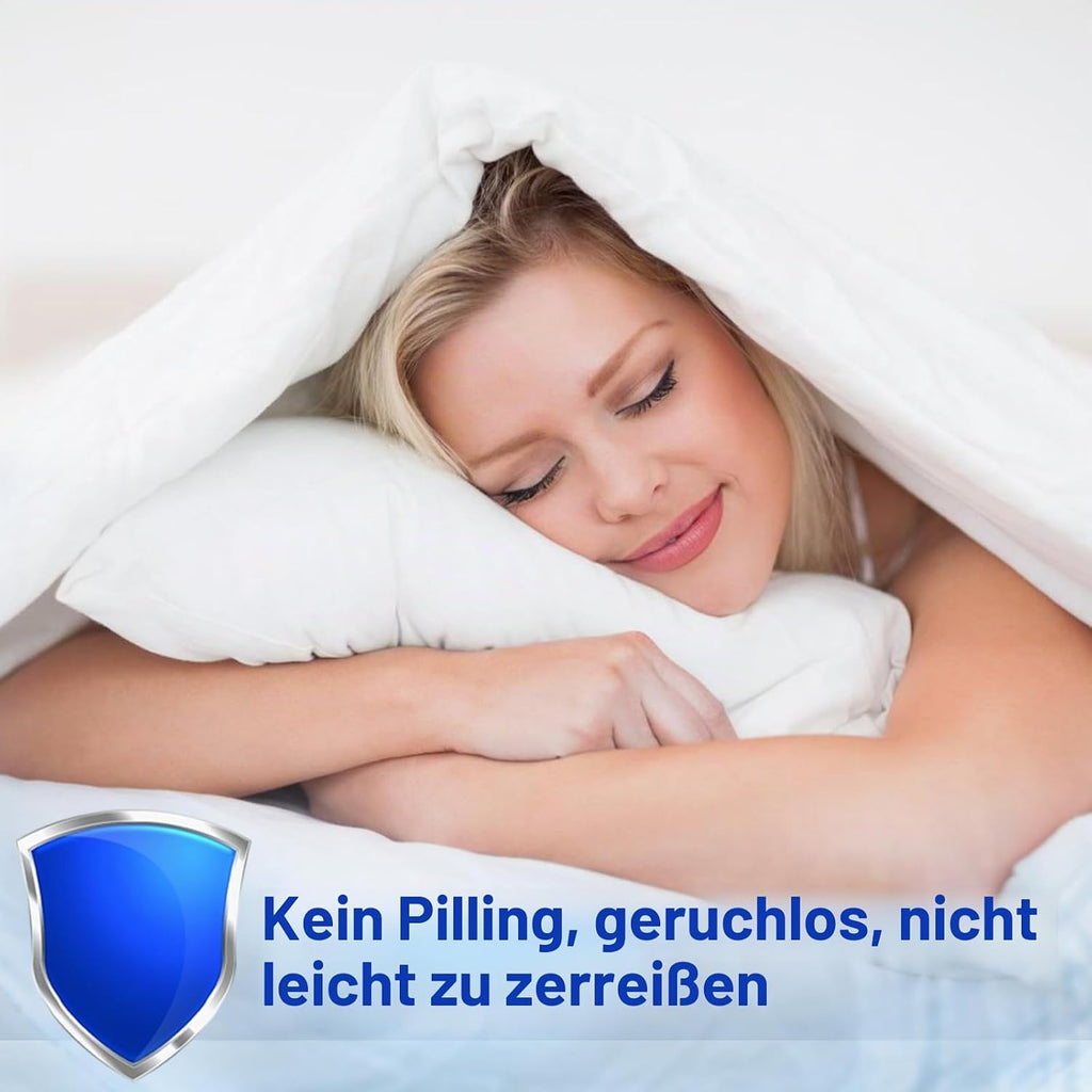 8‑Piece Disposable Travel Bed Linen – 220×240 cm, Sheets, Duvet Covers & Pillowcases (Pack of 2 Sets)