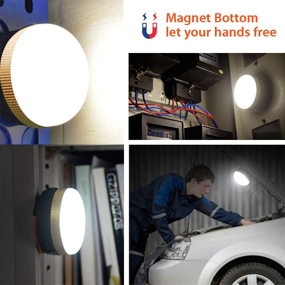 Camping Lamp – 4 Modes, Magnetic Base, 1300 mAh, Power Bank Function, Lightweight & Durable