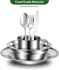 Camping Cutlery Set – Outdoor Travel Stainless Steel Cutlery, Folding Cutlery