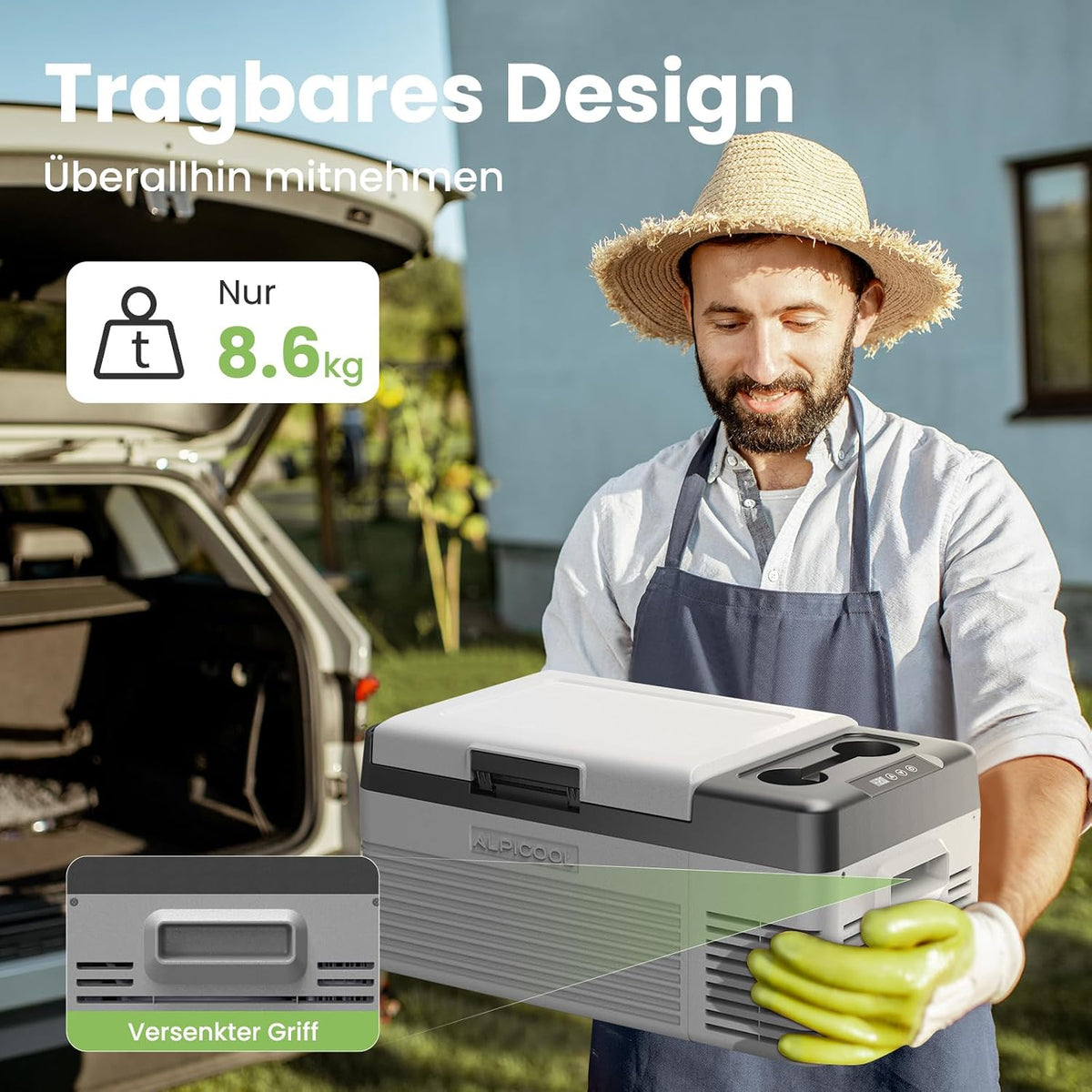 15L Portable Compressor Fridge for Camping & Vanlife