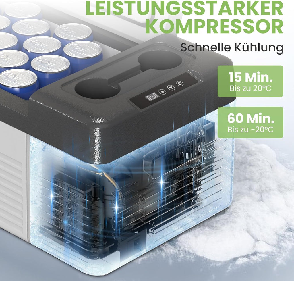 15L Portable Compressor Fridge for Camping & Vanlife