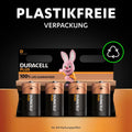 Duracell Plus D Mono Alkaline Batteries – 1.5V LR20 MN1300, Pack of 4