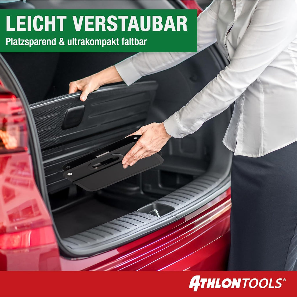 Foldable Car Boot Organiser – 600D Oxford, Reinforced, Non‑Slip Base, Dual Compartments, Easy‑Clean Material