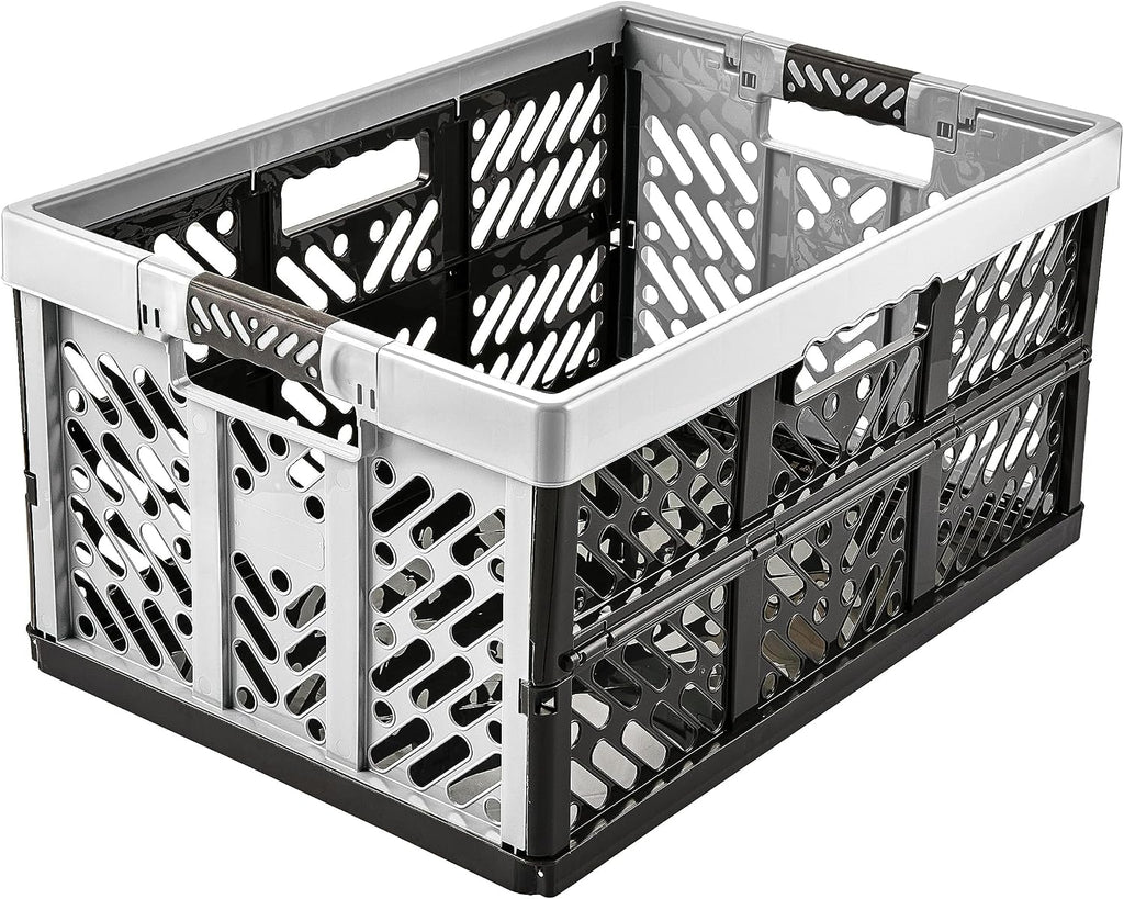 Sturdy Professional Folding Box – Soft‑Touch Handles, 50 kg Load Capacity, Food‑Safe PP/TPE, 45 L, Foldable
