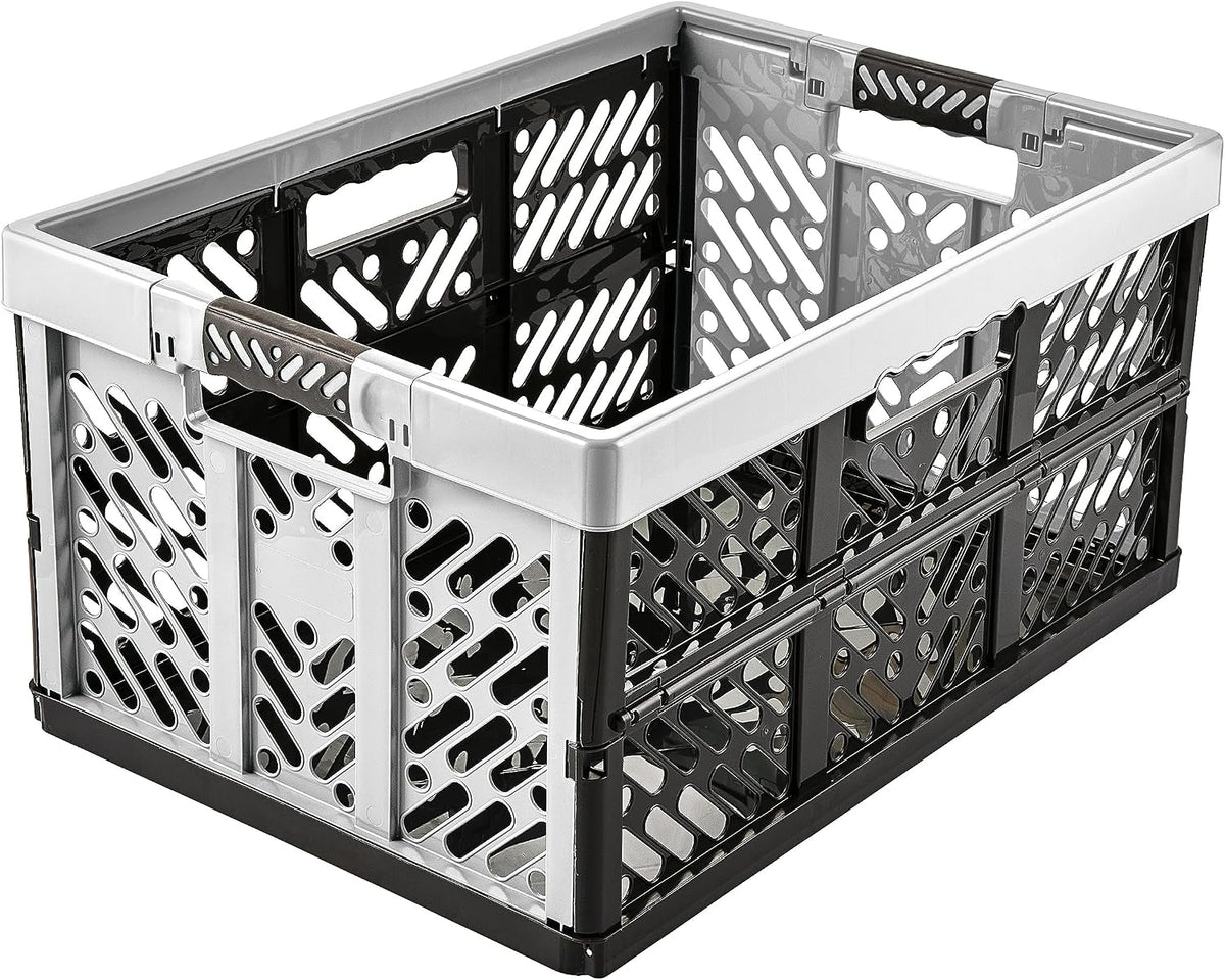 Sturdy Professional Folding Box – Soft‑Touch Handles, 50 kg Load Capacity, Food‑Safe PP/TPE, 45 L, Foldable