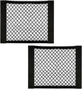 Black Magic Adhesive Mesh Cargo Net – Double‑Layer, Elastic, Leak‑Proof, Self‑Adhesive (2 Pack, 30×25 cm)